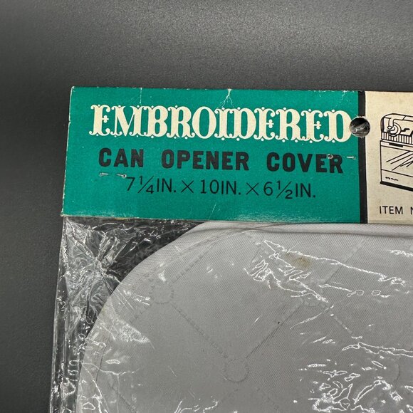 Vintage Kitchen Appliance Covers Dora May Embroidered Rooster Chicken Toaster - Picture 5 of 8